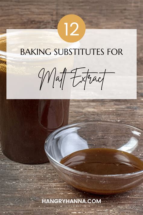 malt extract substitute.